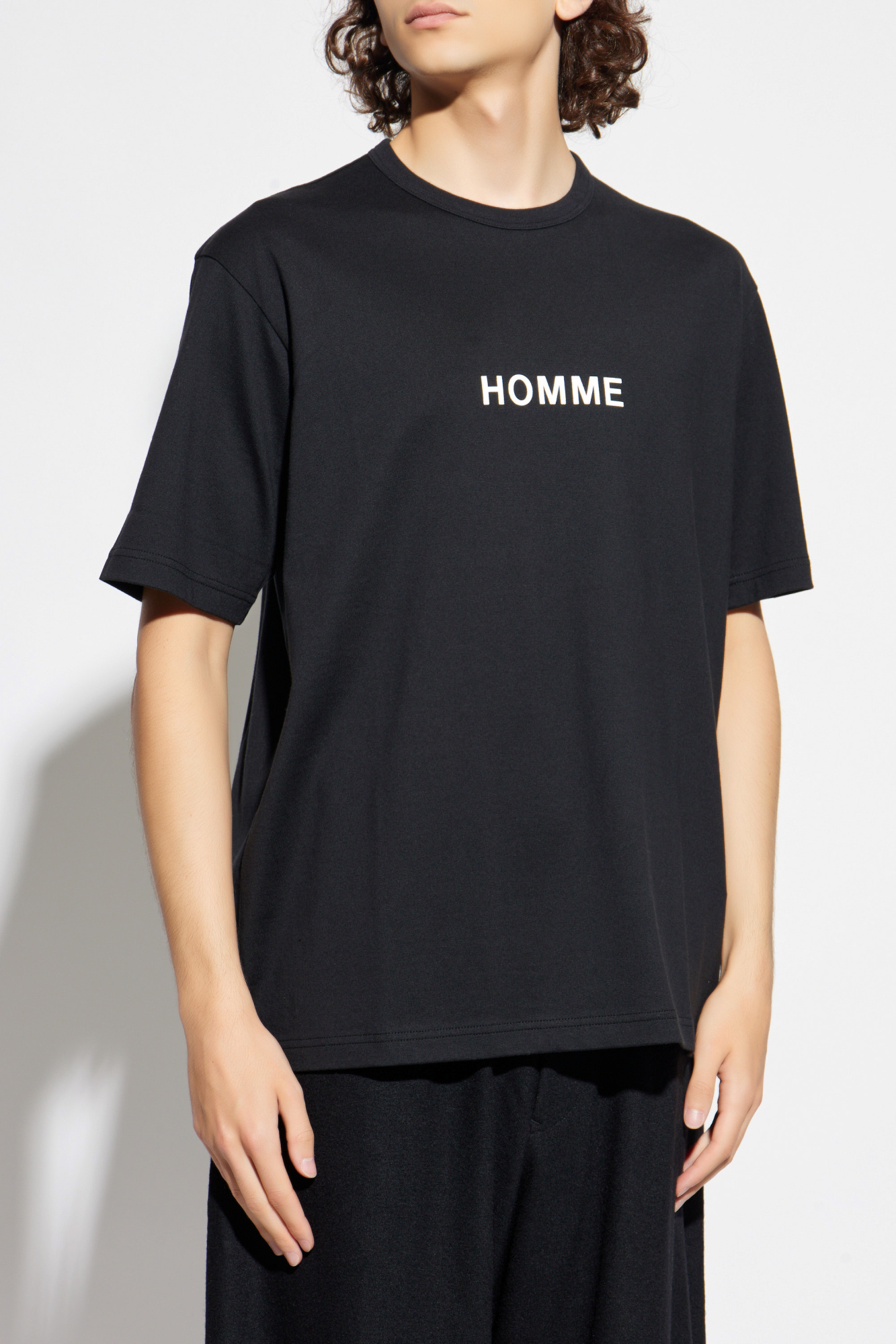 Comme des Garçons Homme Plus T-shirt with printed logo | Men's
